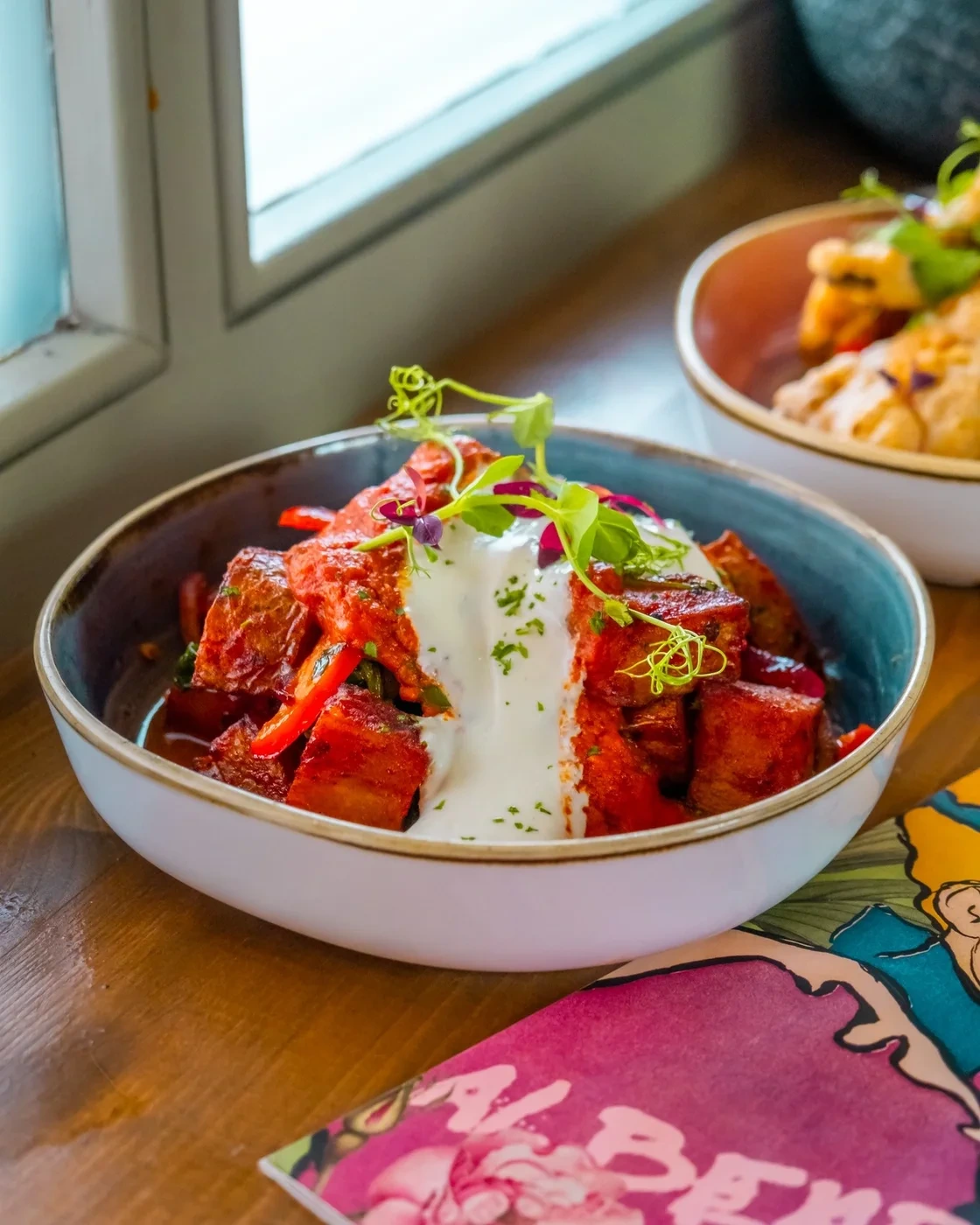 Colourful Al Bear dish served in a bowl